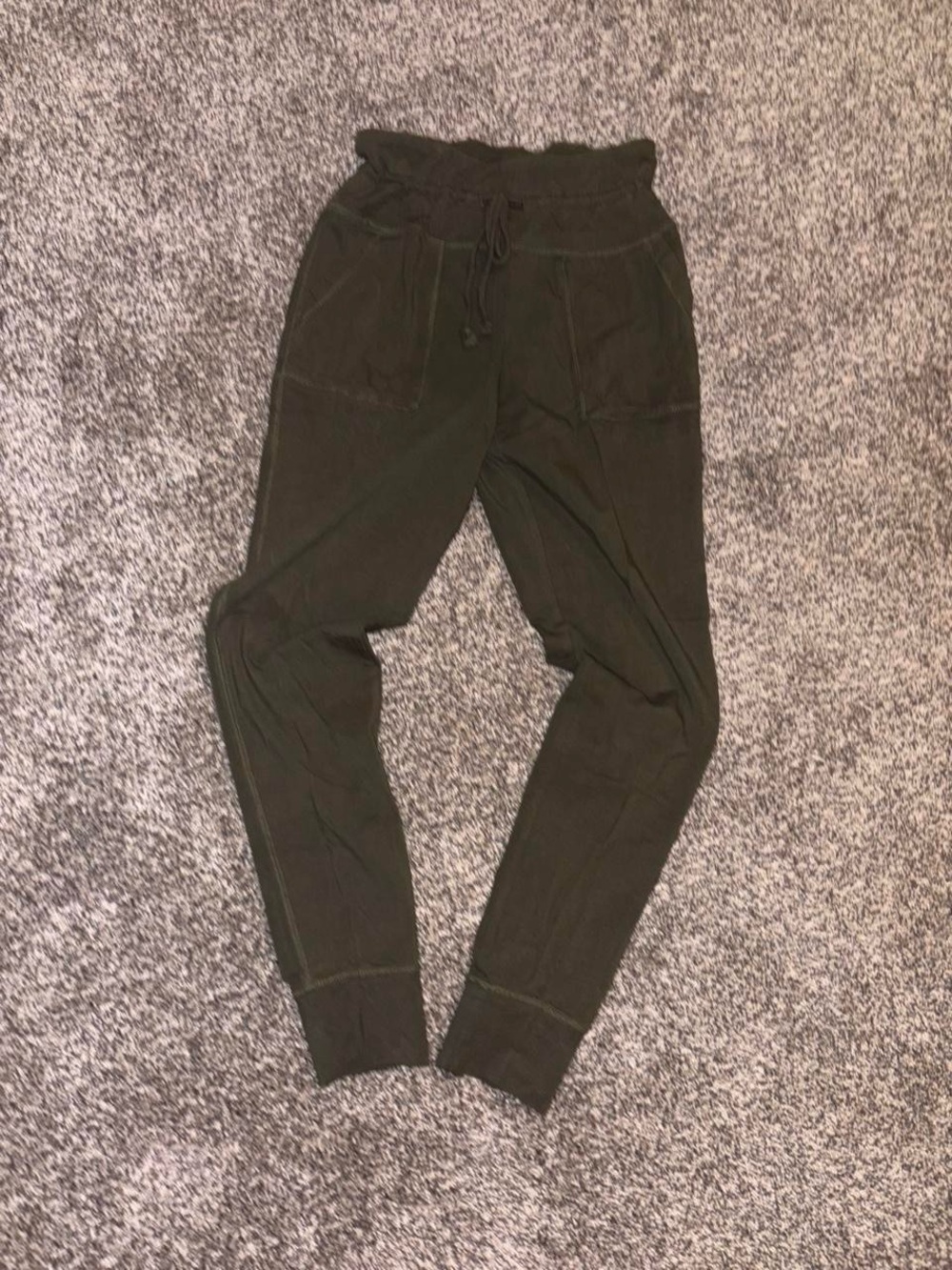 Aeropostale Olive Green Jogger Track Pants
